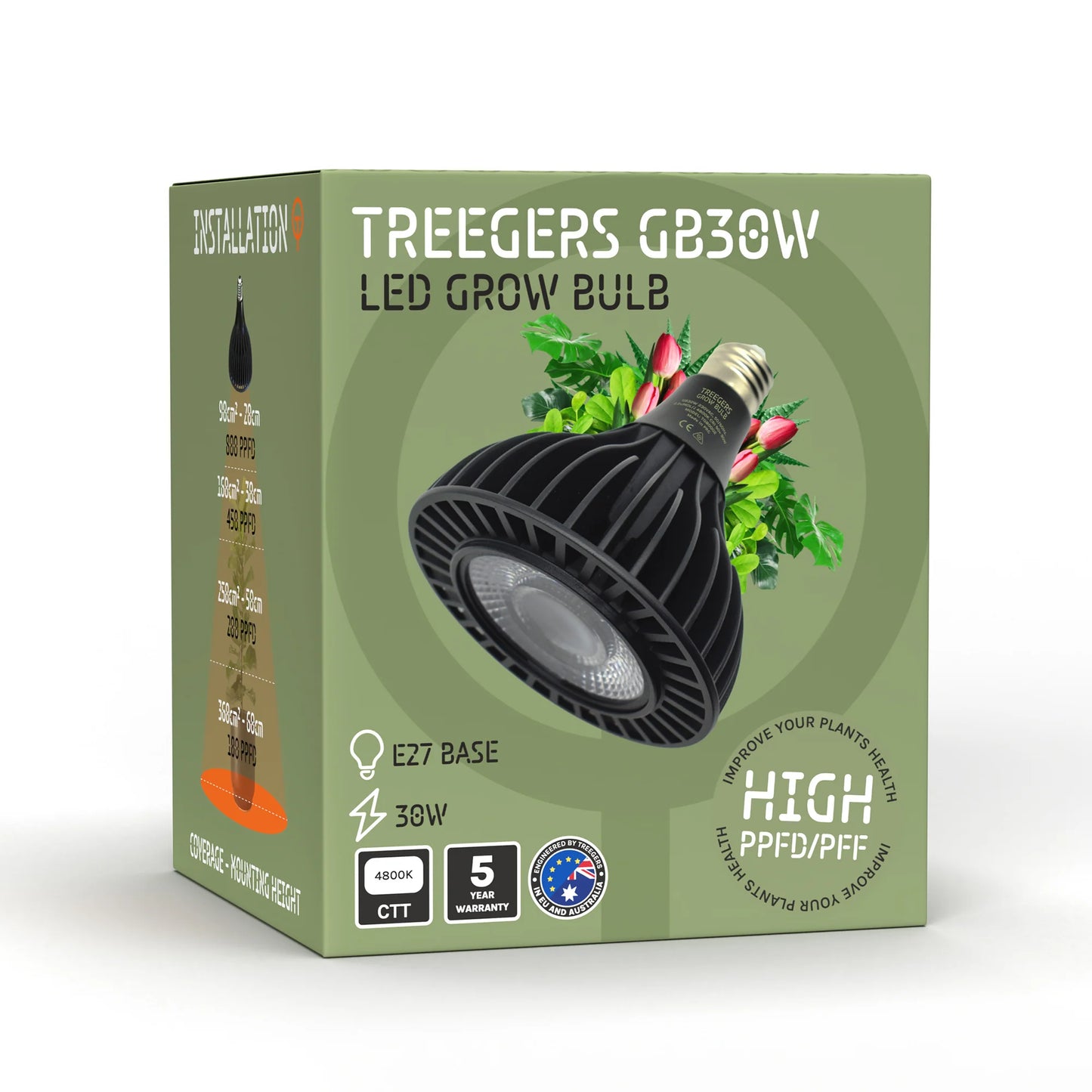 Treegers E27 LED-Pflanzenlampe