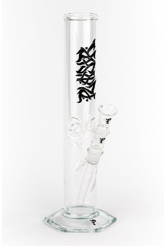 PLAISIR® Bong - Graffiti, verschiedene Größen - schwarz