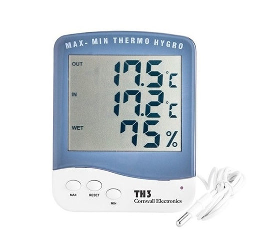 Cornwall Electronics Thermometer/Hygrometer - IN/OUT